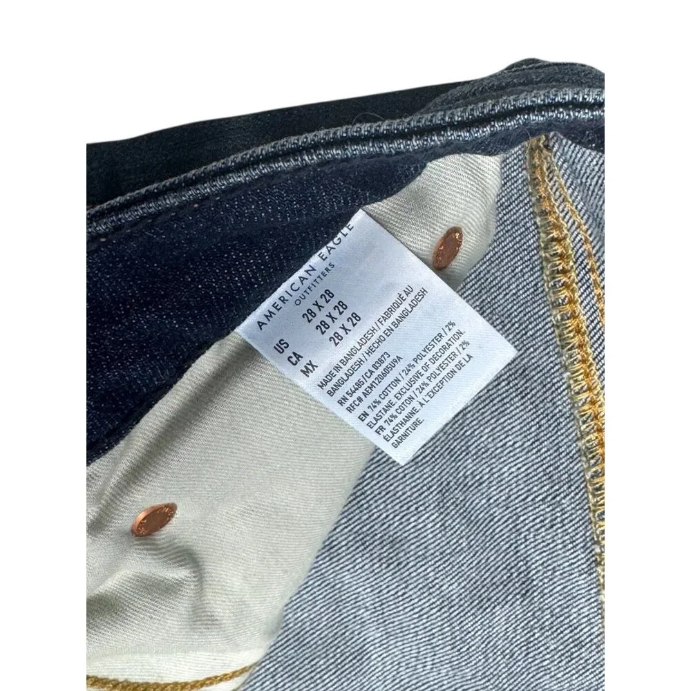 AMERICAN EAGLE Men’s Next‎ Level Airflex Slim Jeans Distressed 28x28